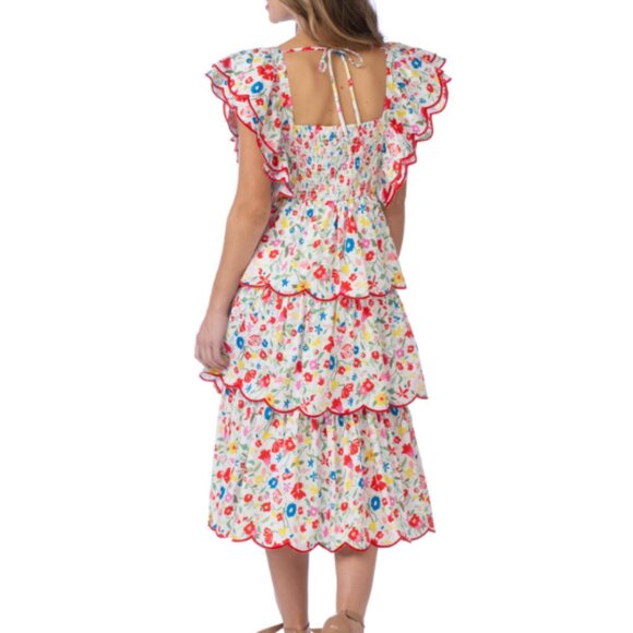 Crosby by Molly Burch Frida Blossom Ruffle Dress - Picture 3 of 5